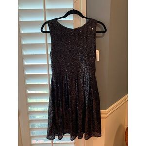 Black sequin dress